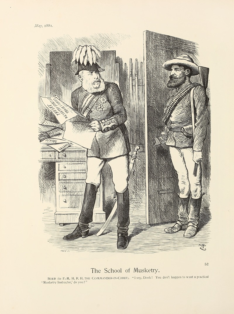 Sir John Tenniel - The School of Musketry