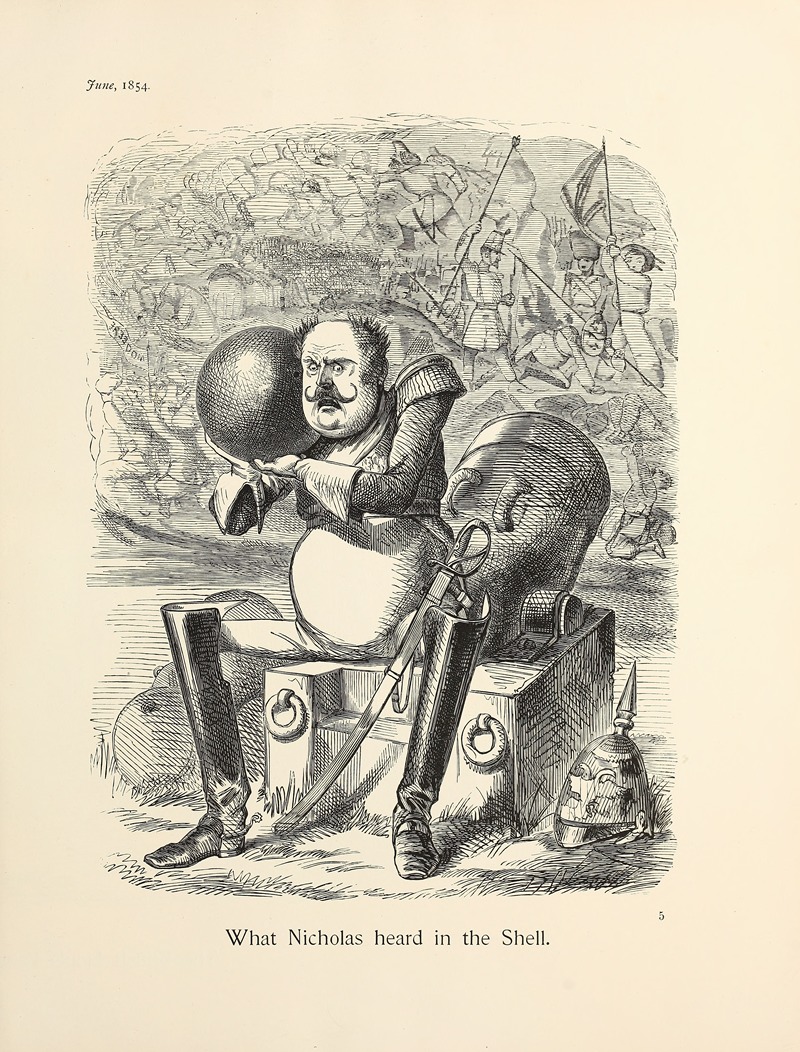 Sir John Tenniel - What Nicholas heard in the Shell