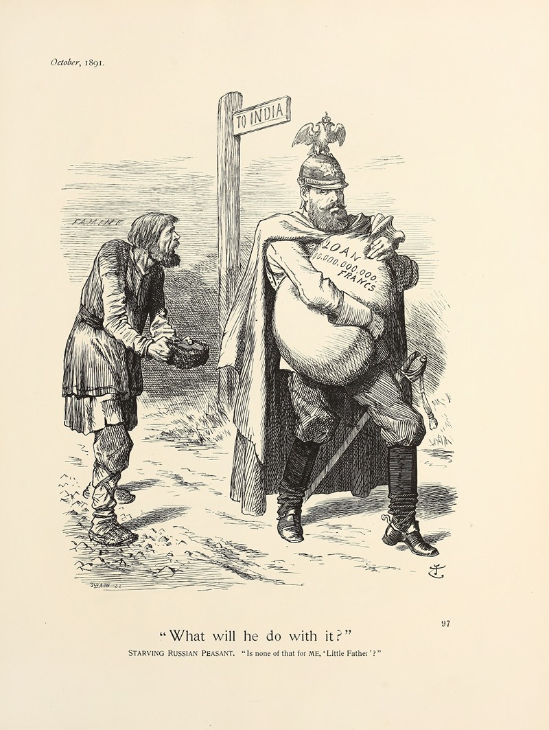 Sir John Tenniel - ‘What will he do with it’