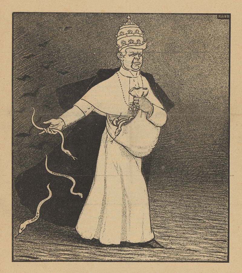 Albert Hahn - De Notenkraker, 19 januari 1907; De Paus tegen Frankrijk