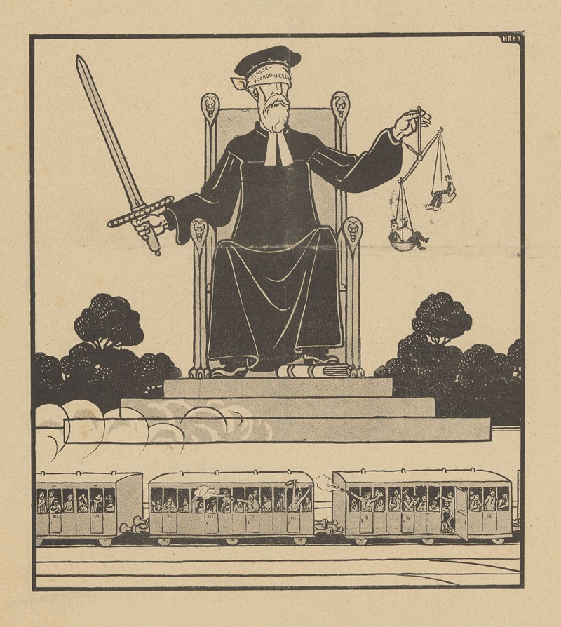 Albert Hahn - De Notenkraker, 7 december 1907 ; De blinde justitie