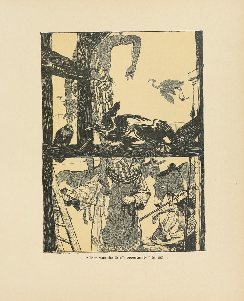 Arthur Rackham - ‘Then was the thief’s opportunity’