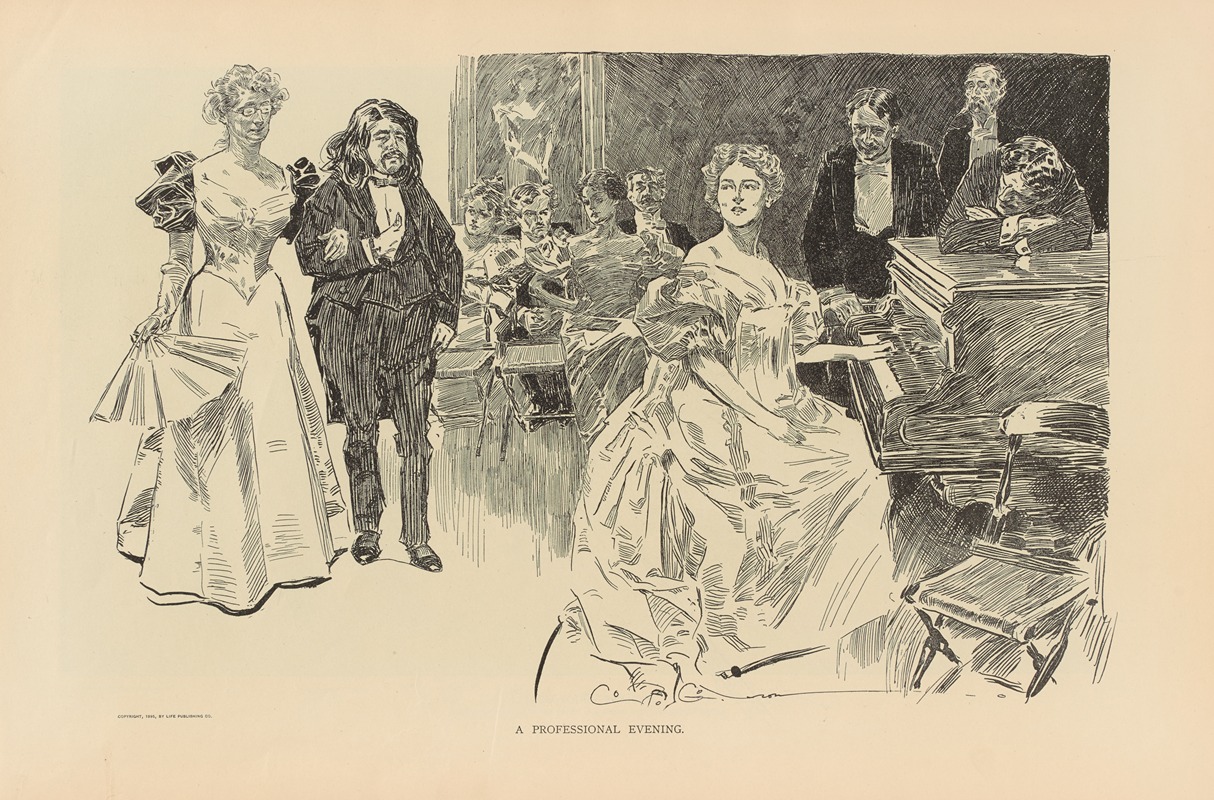 Charles Dana Gibson - A professional evening