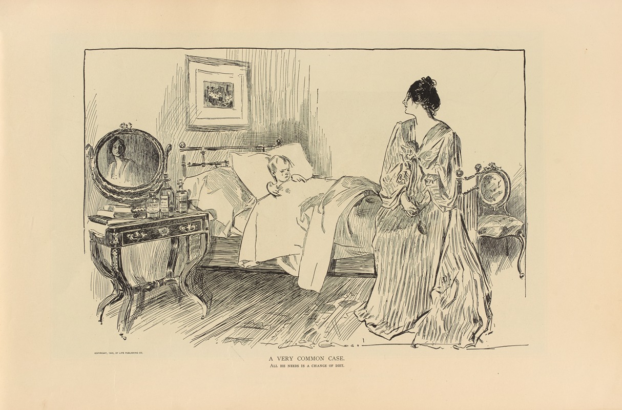 Charles Dana Gibson - A very common case