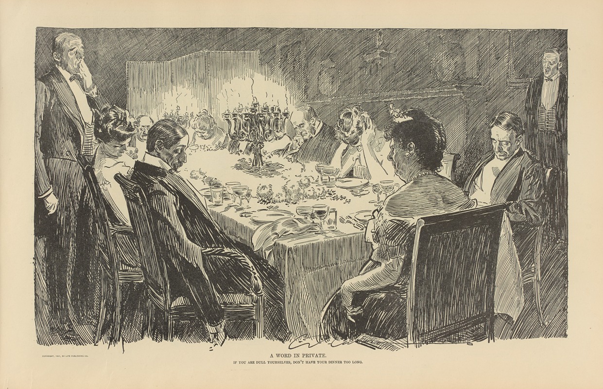 Charles Dana Gibson - A word in private