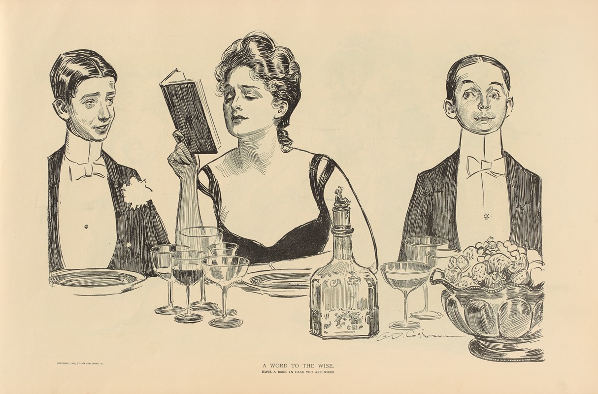 Charles Dana Gibson - A word to the wise