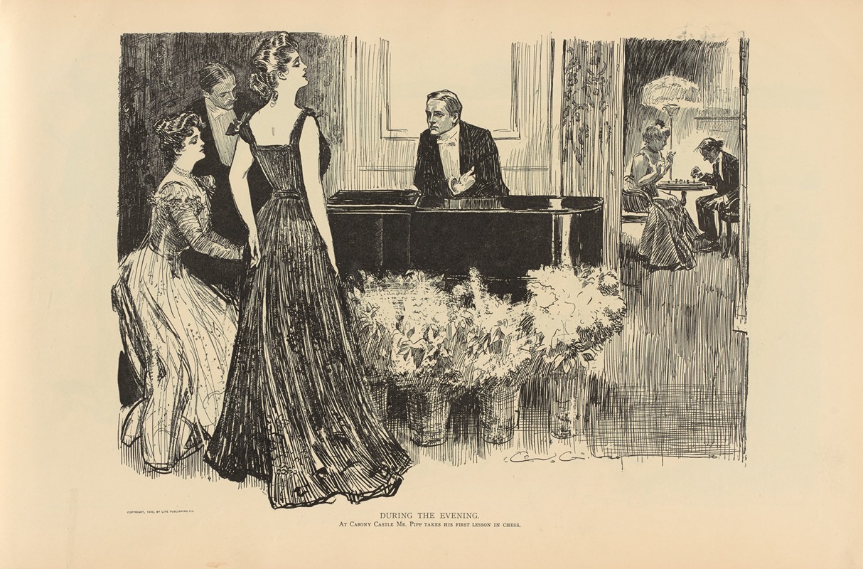 Charles Dana Gibson - During the evening