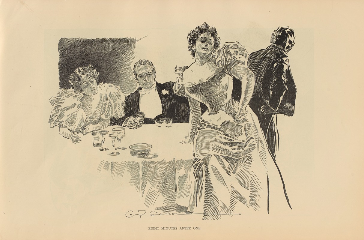 Charles Dana Gibson - Eight minutes after one