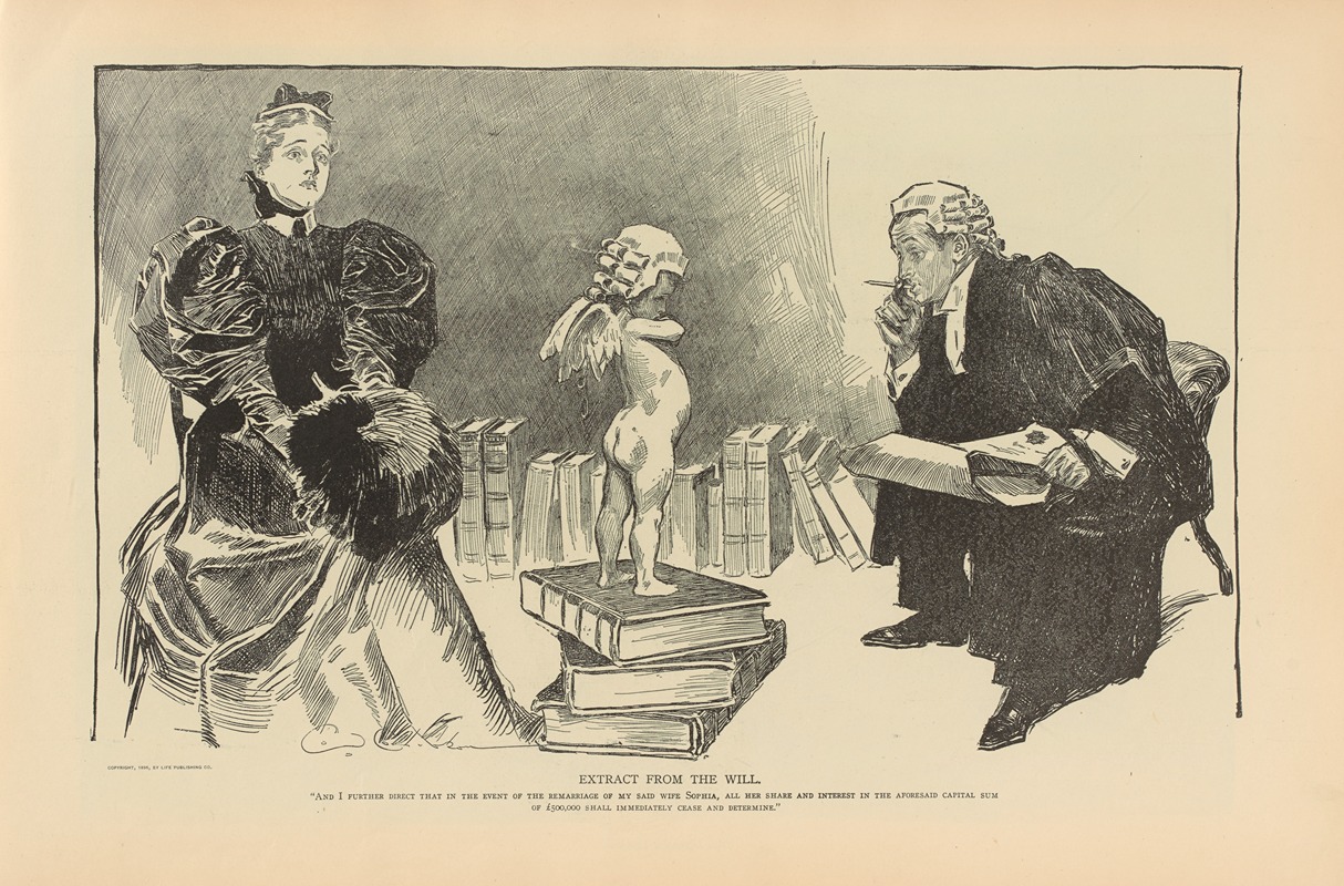 Charles Dana Gibson - Extract from the will