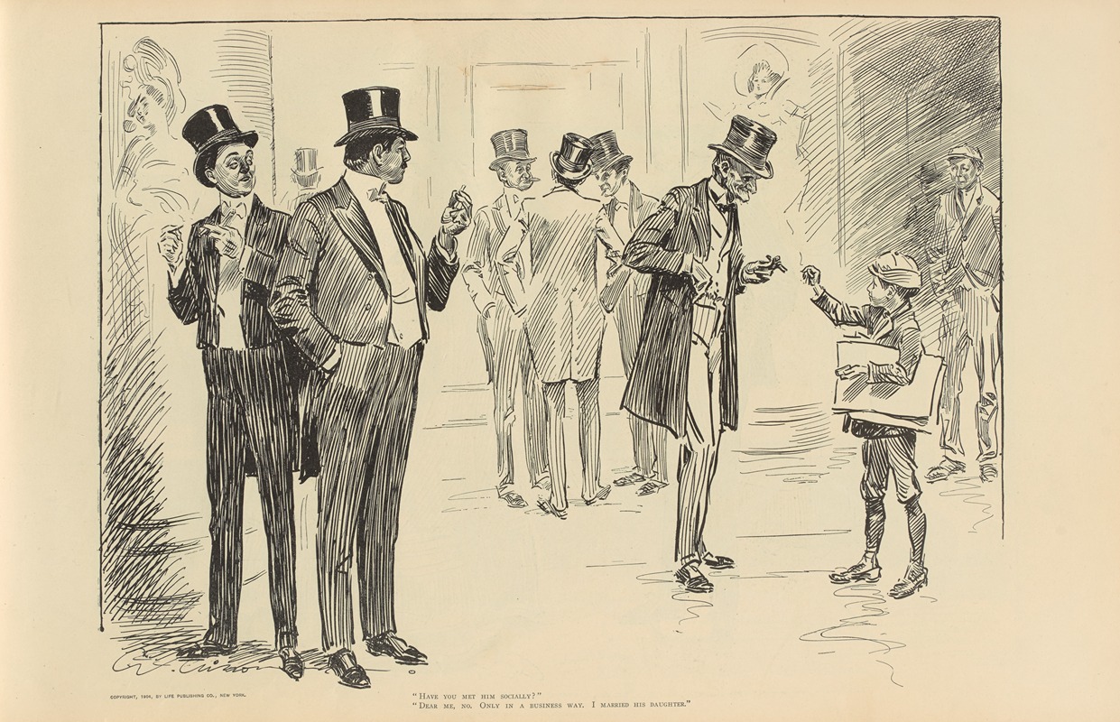 Charles Dana Gibson - ‘Have you met him socially’