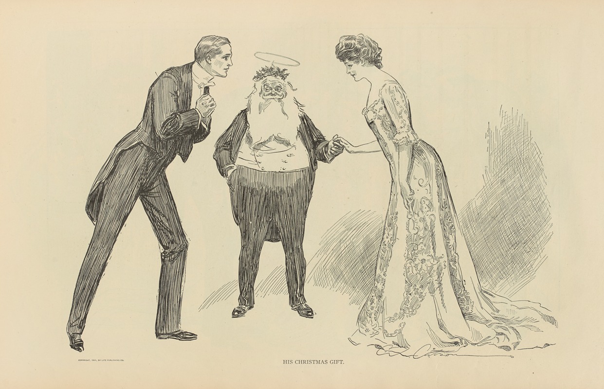 Charles Dana Gibson - His christmas gift