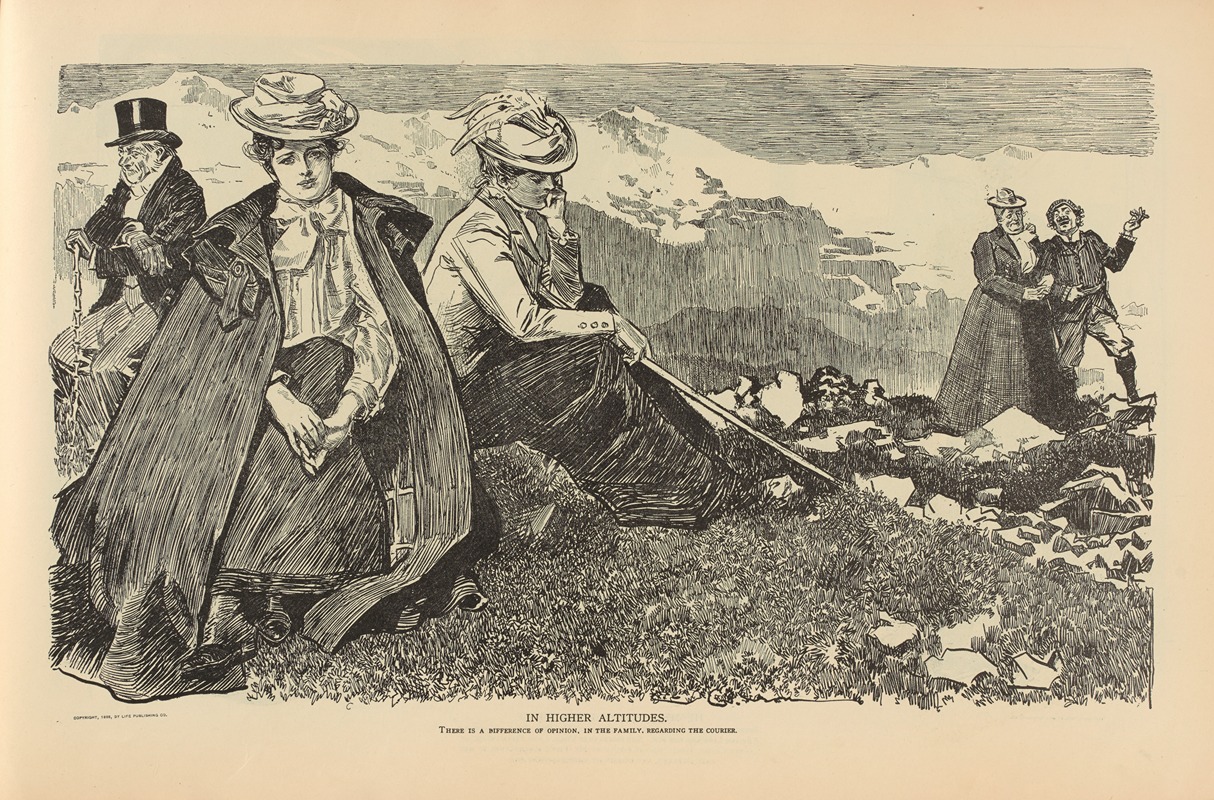 Charles Dana Gibson - In higher altitudes