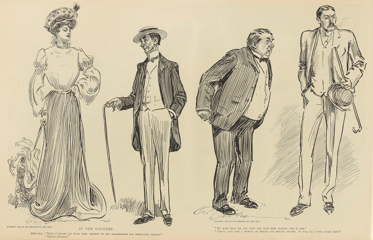 Charles Dana Gibson - In the country