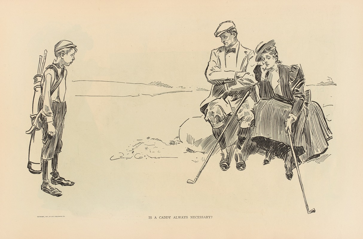 Charles Dana Gibson - Is a caddy always necessary