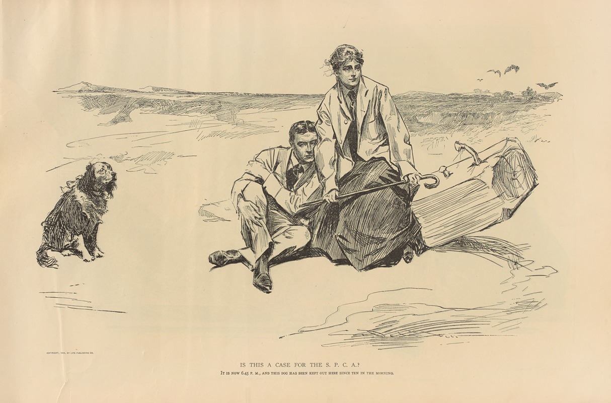 Charles Dana Gibson - Is this a case for the S. P. C. A.