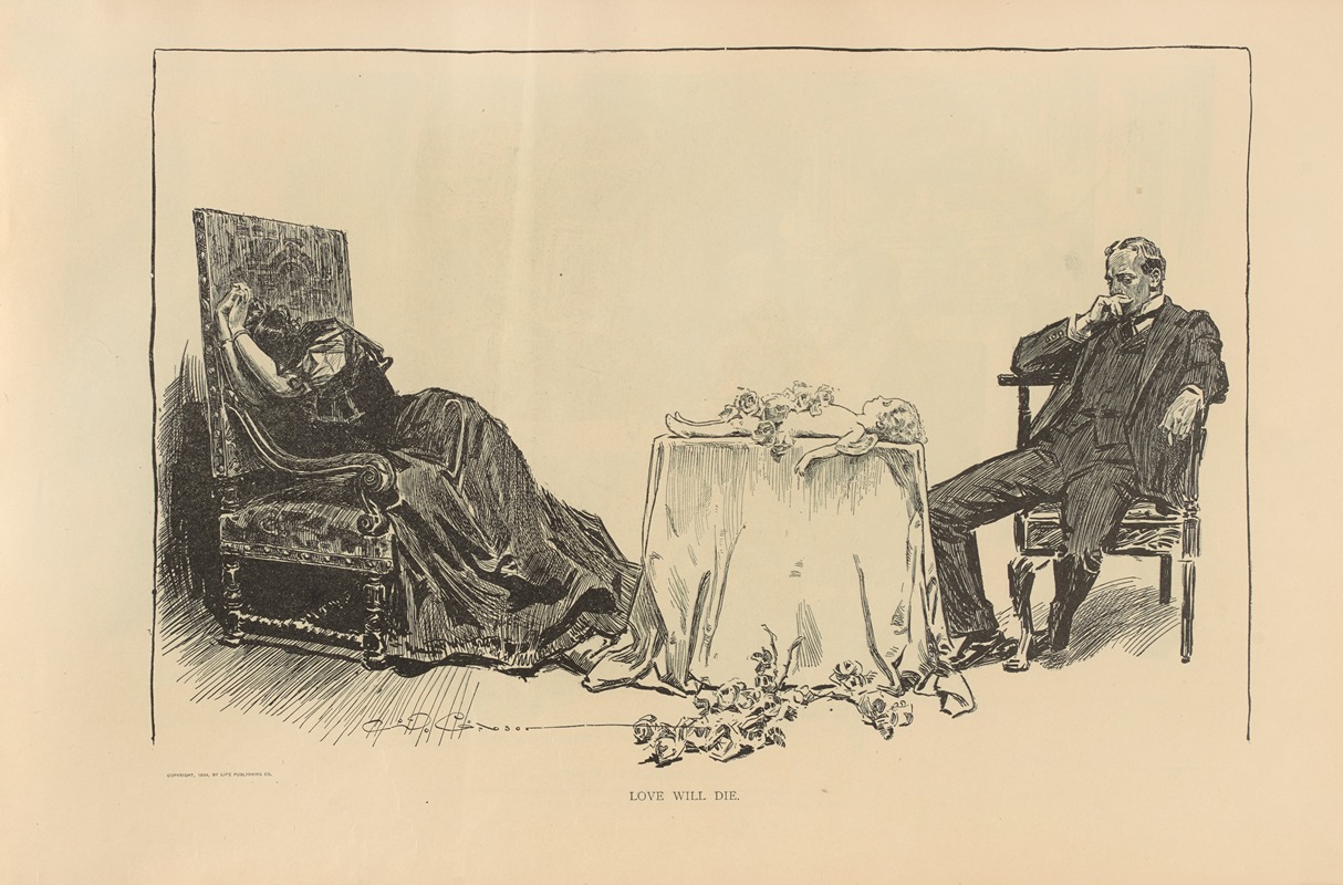 Charles Dana Gibson - Love will die