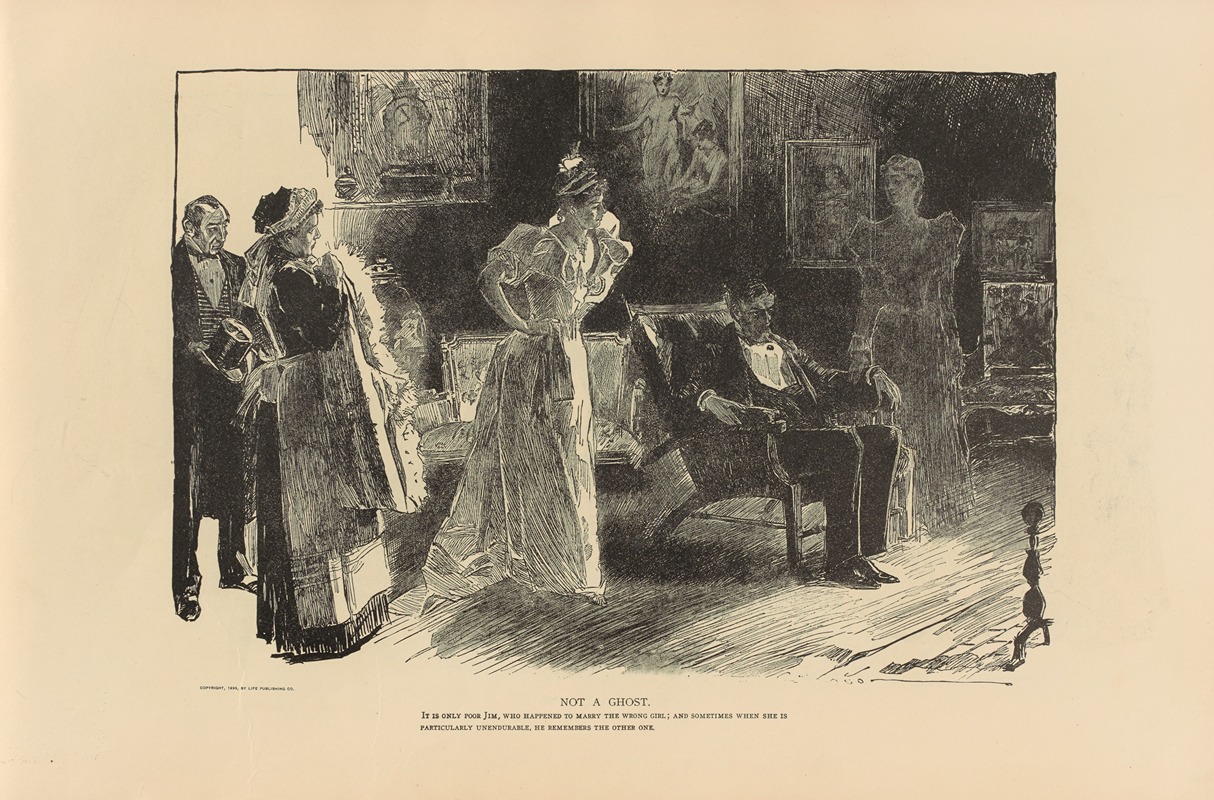 Charles Dana Gibson - Not a ghost