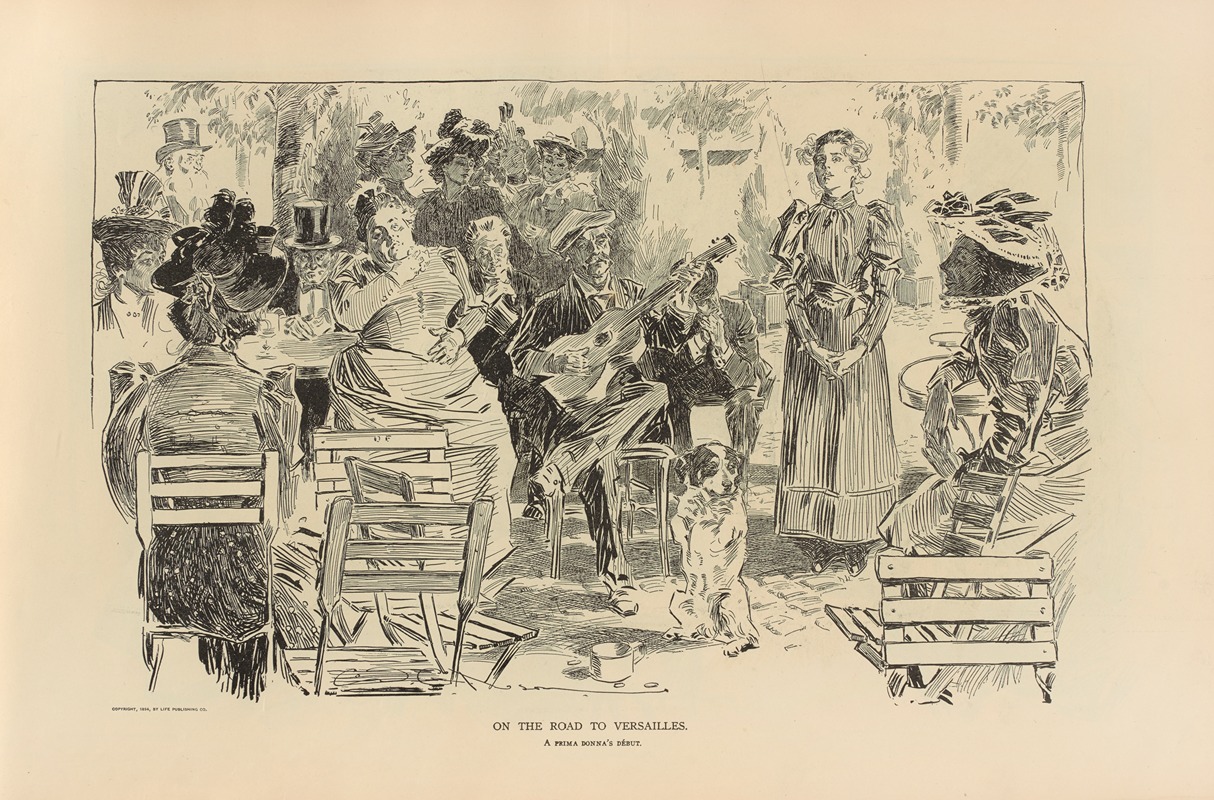 Charles Dana Gibson - On the road to versailles