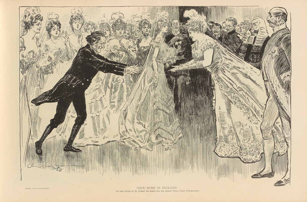 Charles Dana Gibson - Once more in England