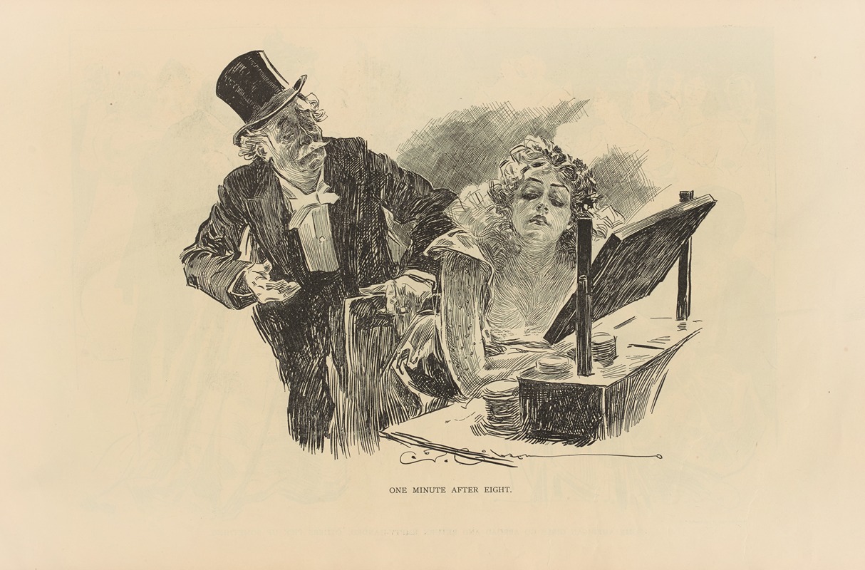 Charles Dana Gibson - One minute after eight