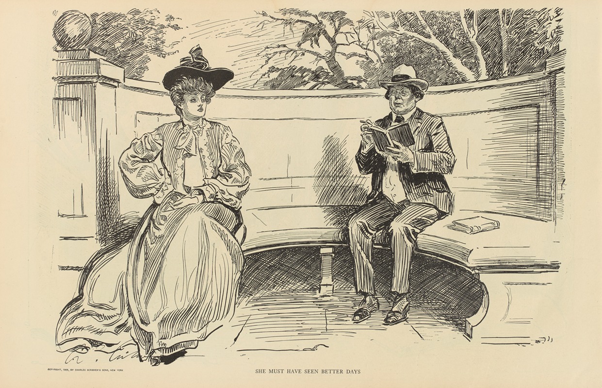 Charles Dana Gibson - She must have seen better days