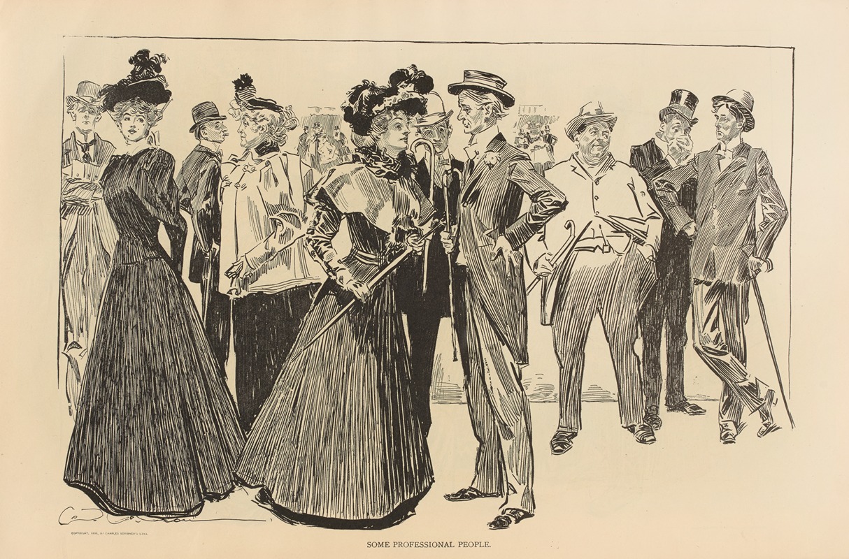 Charles Dana Gibson - Some professional people