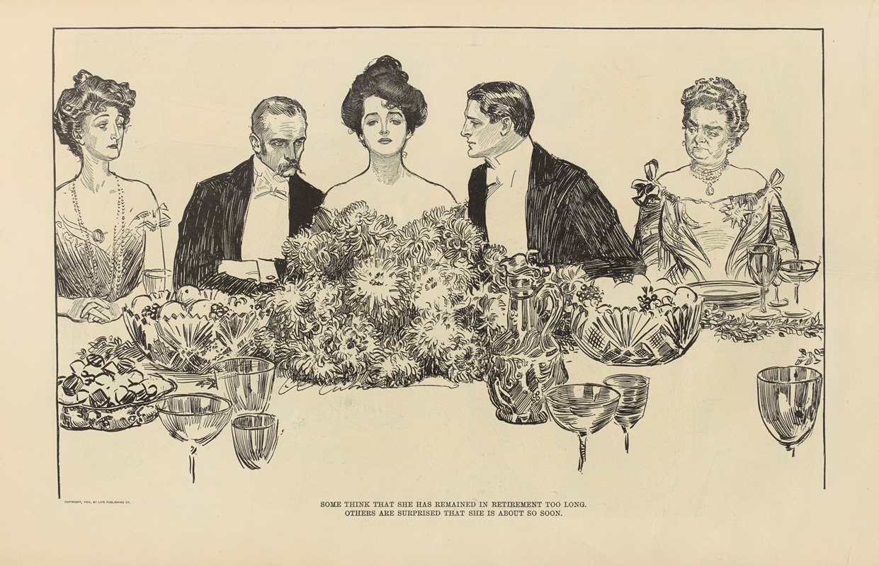 Charles Dana Gibson - Some think that she has remained in retirement too long