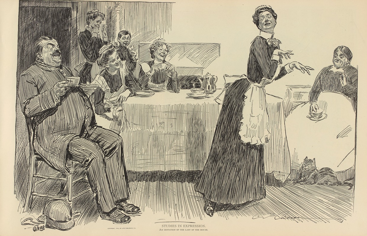 Charles Dana Gibson - Studies in expression