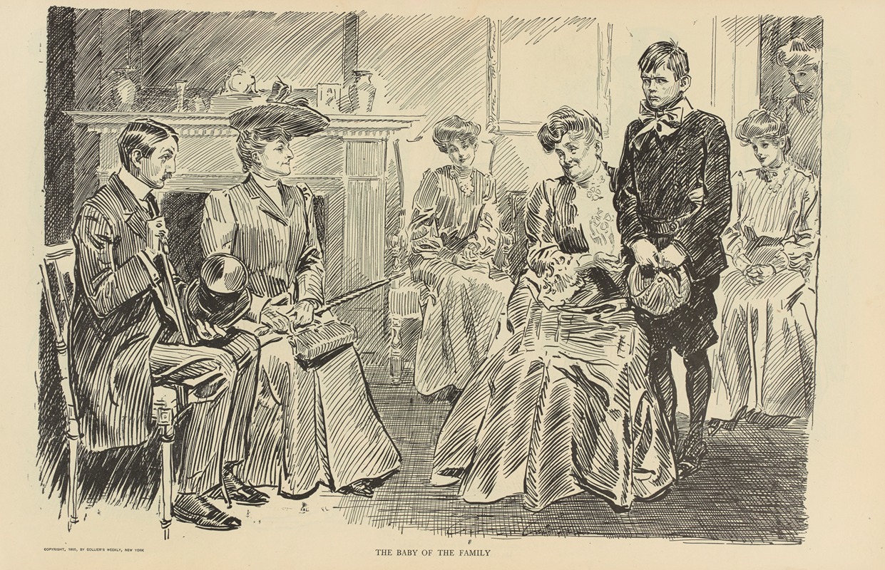 Charles Dana Gibson - The baby of the family