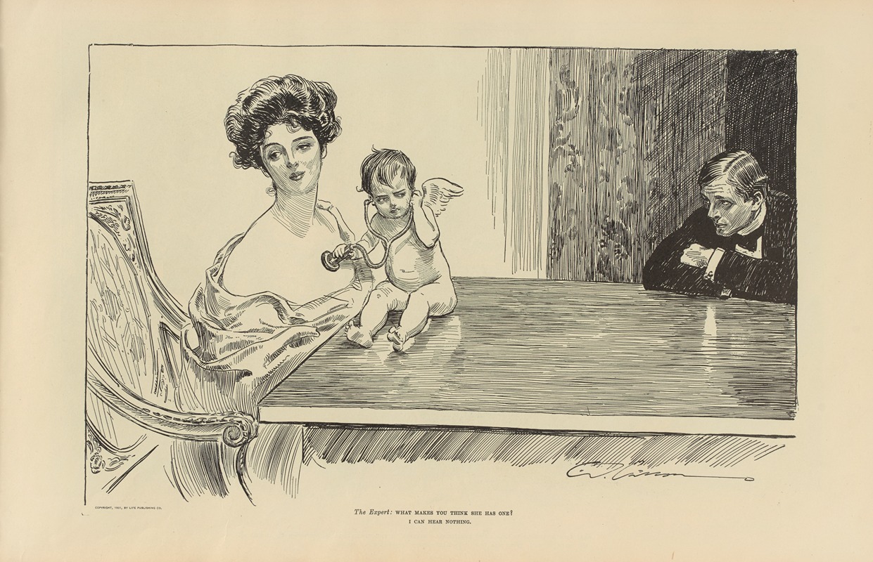 Charles Dana Gibson - The Expert; what makes you think she has one