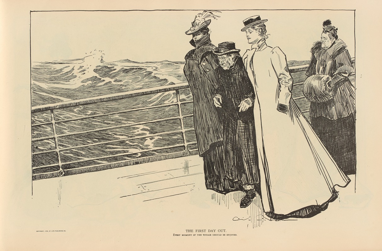Charles Dana Gibson - The first day out