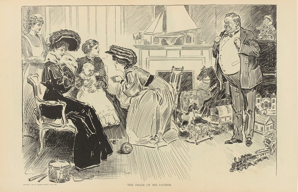 Charles Dana Gibson - The image of his father