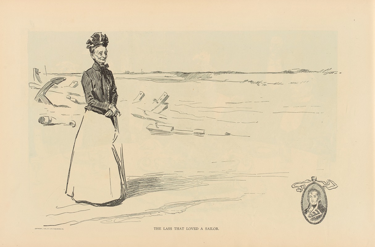Charles Dana Gibson - The lass that loved a sailor