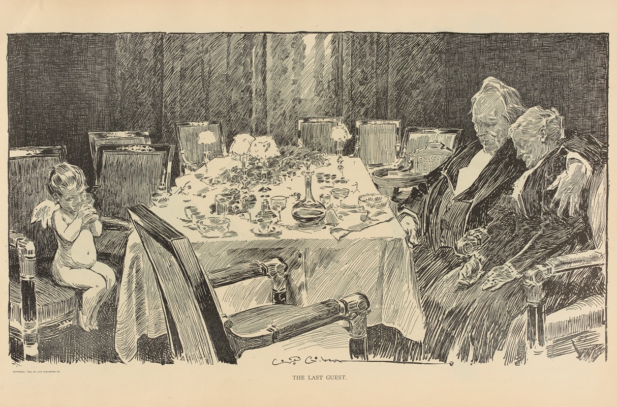 Charles Dana Gibson - The last guest