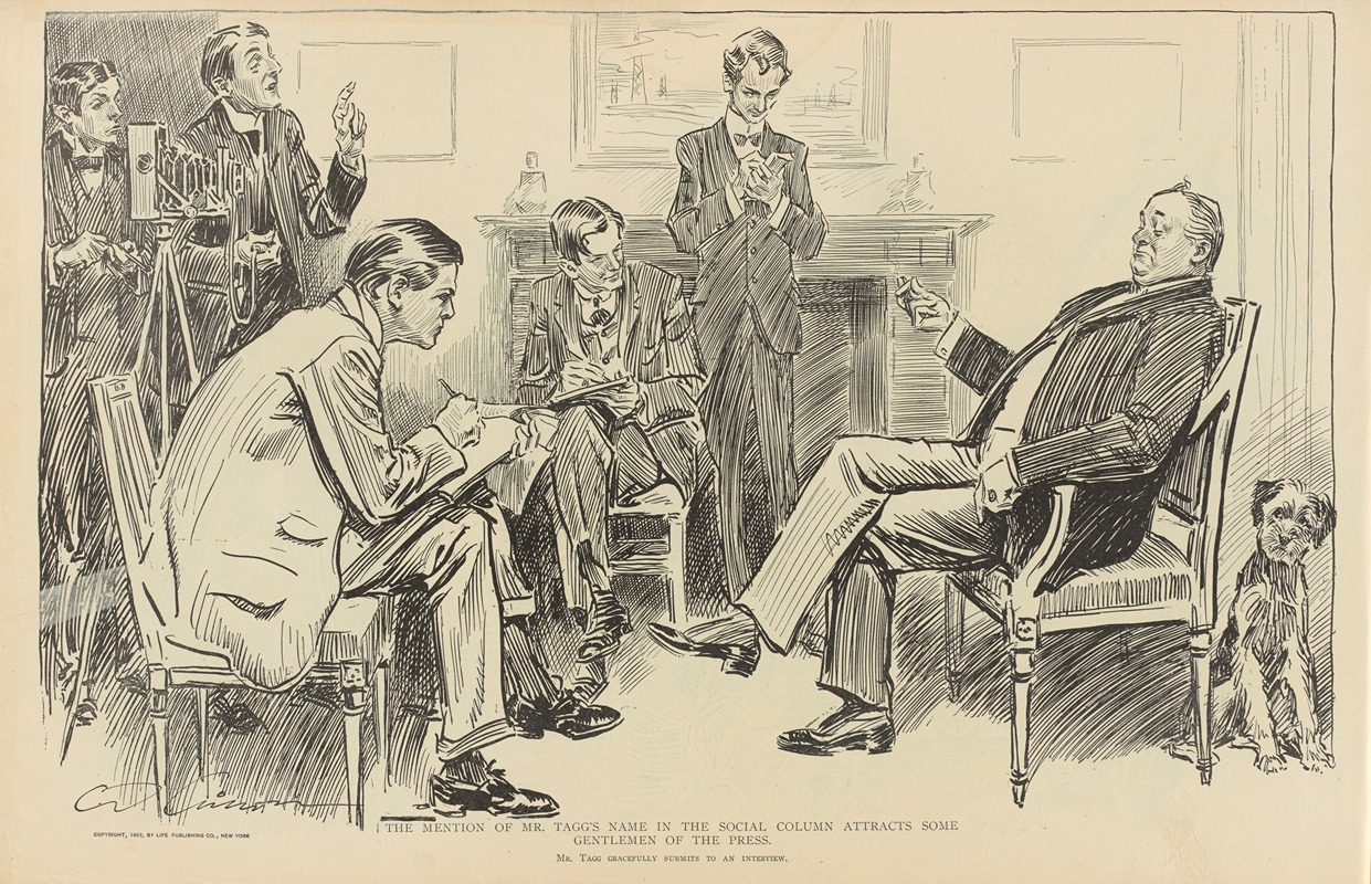 Charles Dana Gibson - The mention of Mr. Tagg’s name..