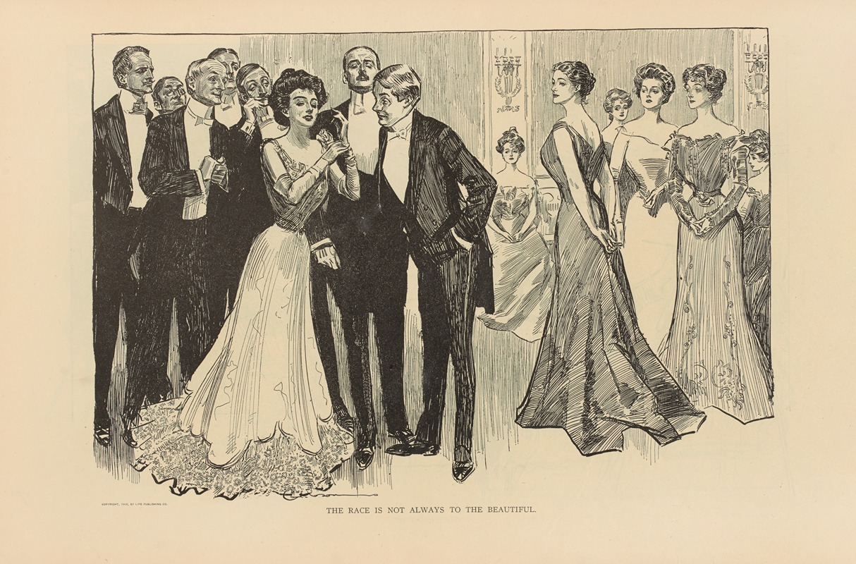 Charles Dana Gibson - The race is not always to the beautiful