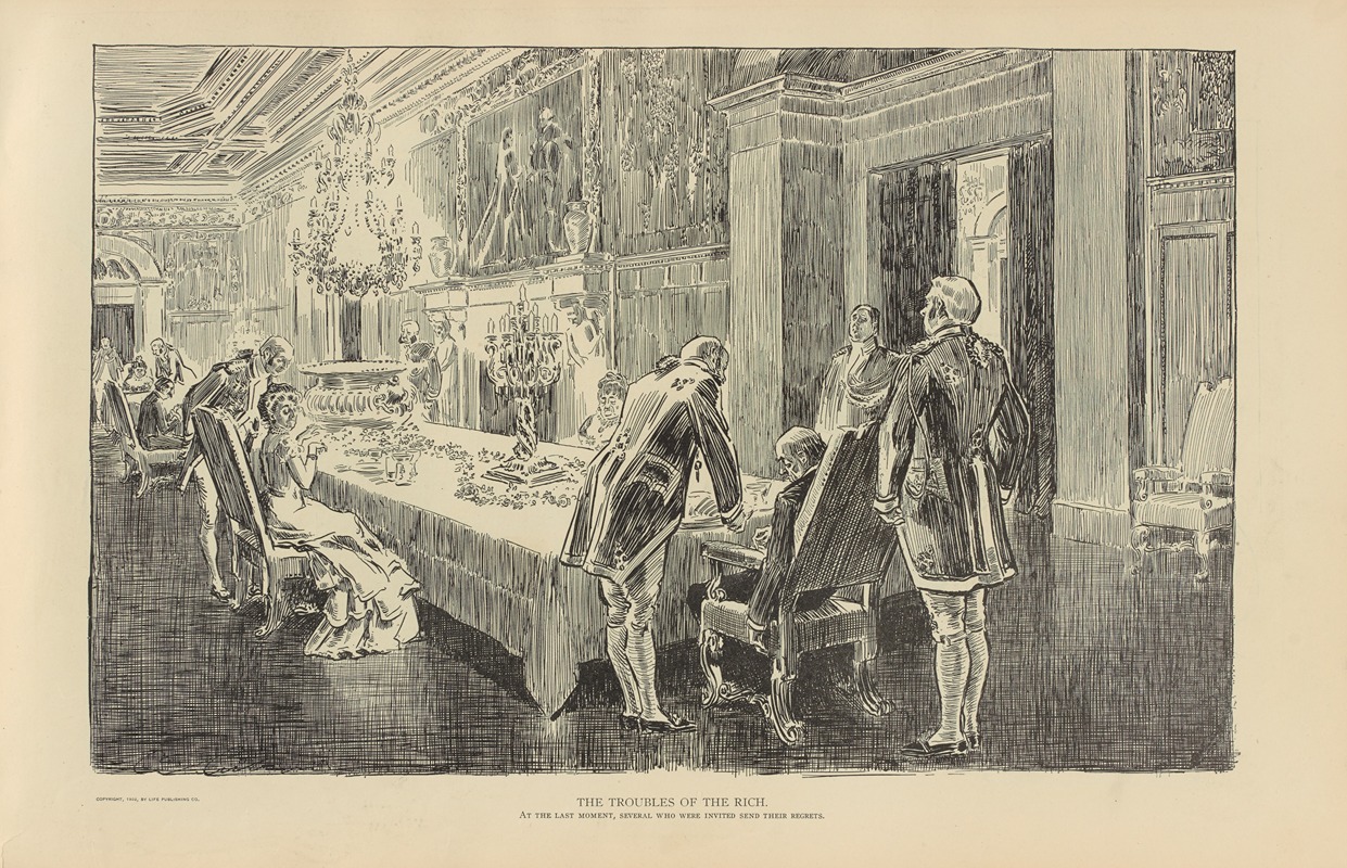 Charles Dana Gibson - The troubles of the rich