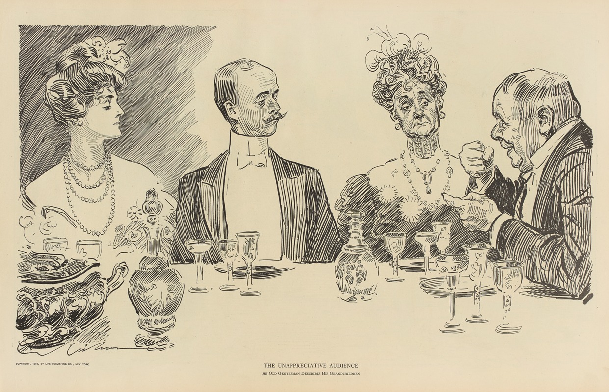 Charles Dana Gibson - The unappreciative audience