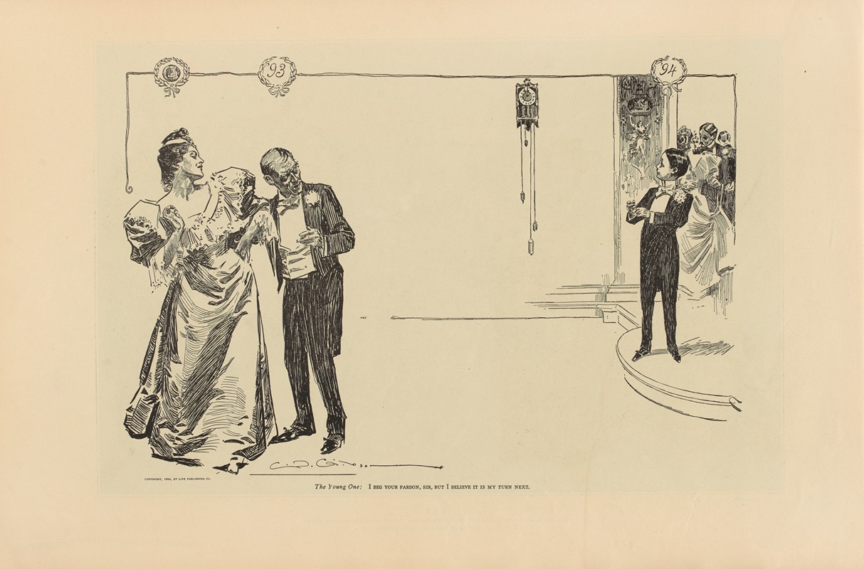 Charles Dana Gibson - The young one; I beg your pardon, sir, but I believe it is my turn next