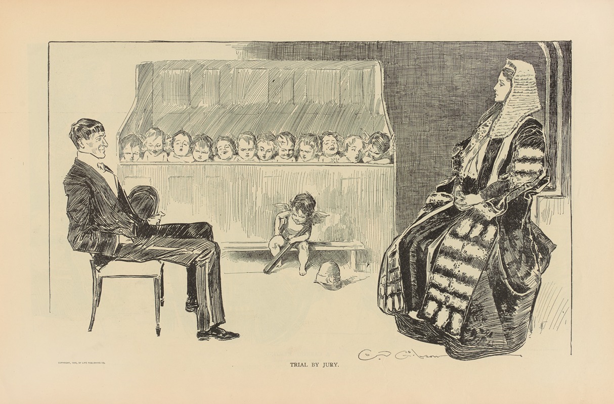 Charles Dana Gibson - Trial by jury