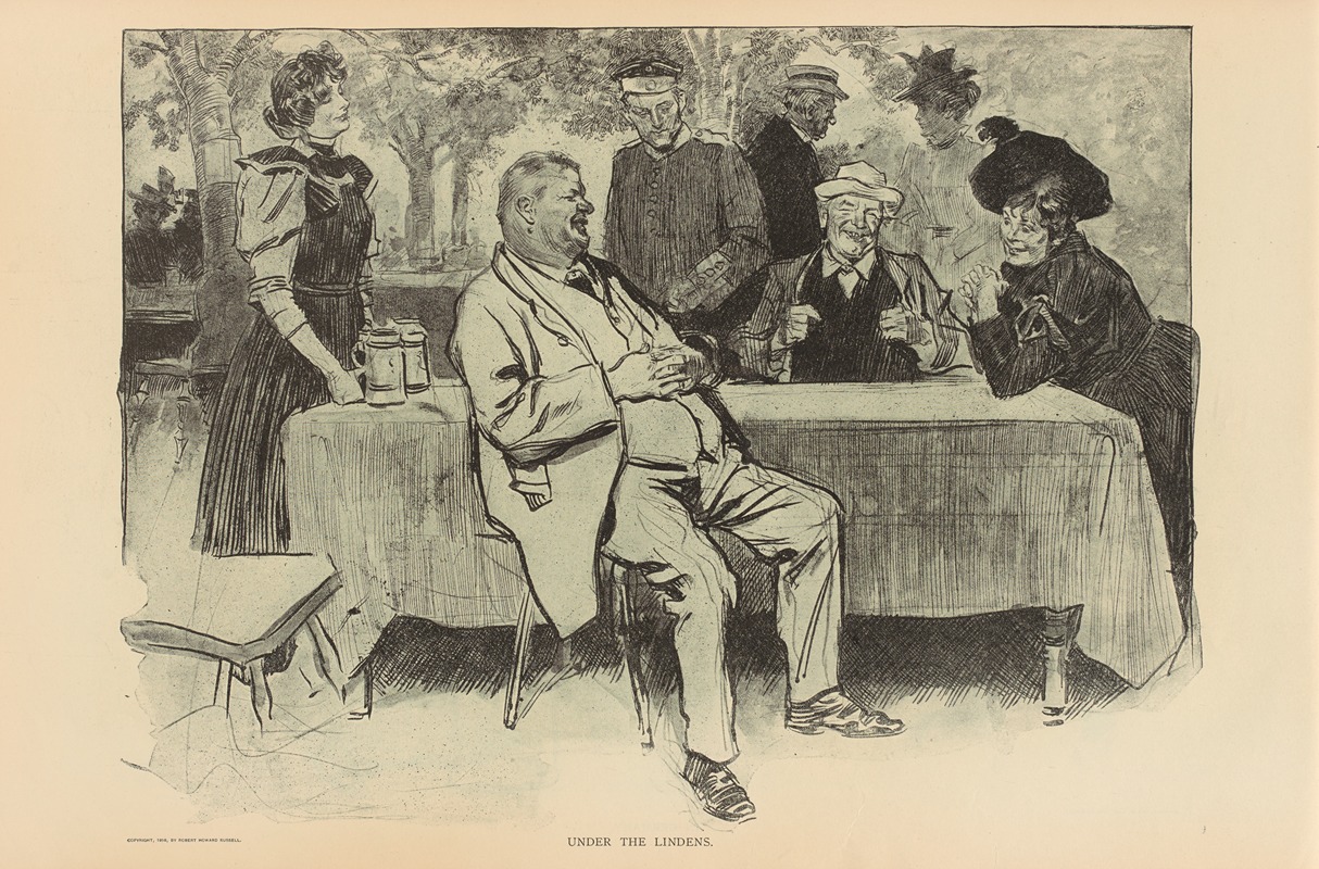 Charles Dana Gibson - Under the Lindens