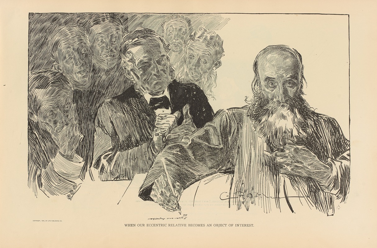 Charles Dana Gibson - When our eccentric relative becomes an object of interest