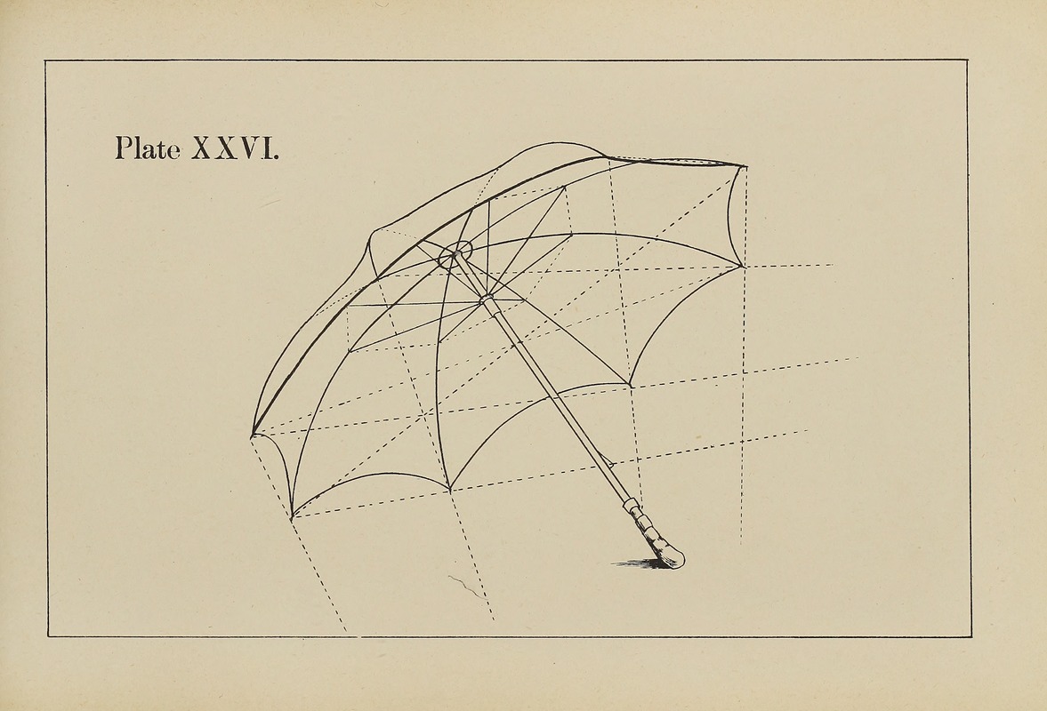 George Trobridge - The principles of perspective as applied to model drawing & sketching from nature Pl.26