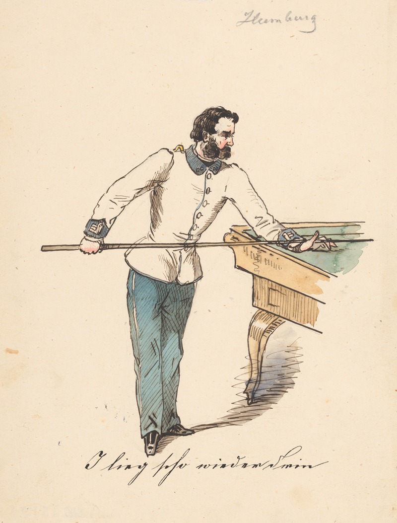 Friedrich Carl von Scheidlin - Billiard