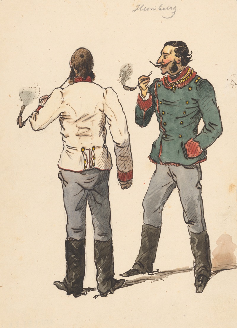Friedrich Carl von Scheidlin - Smokers