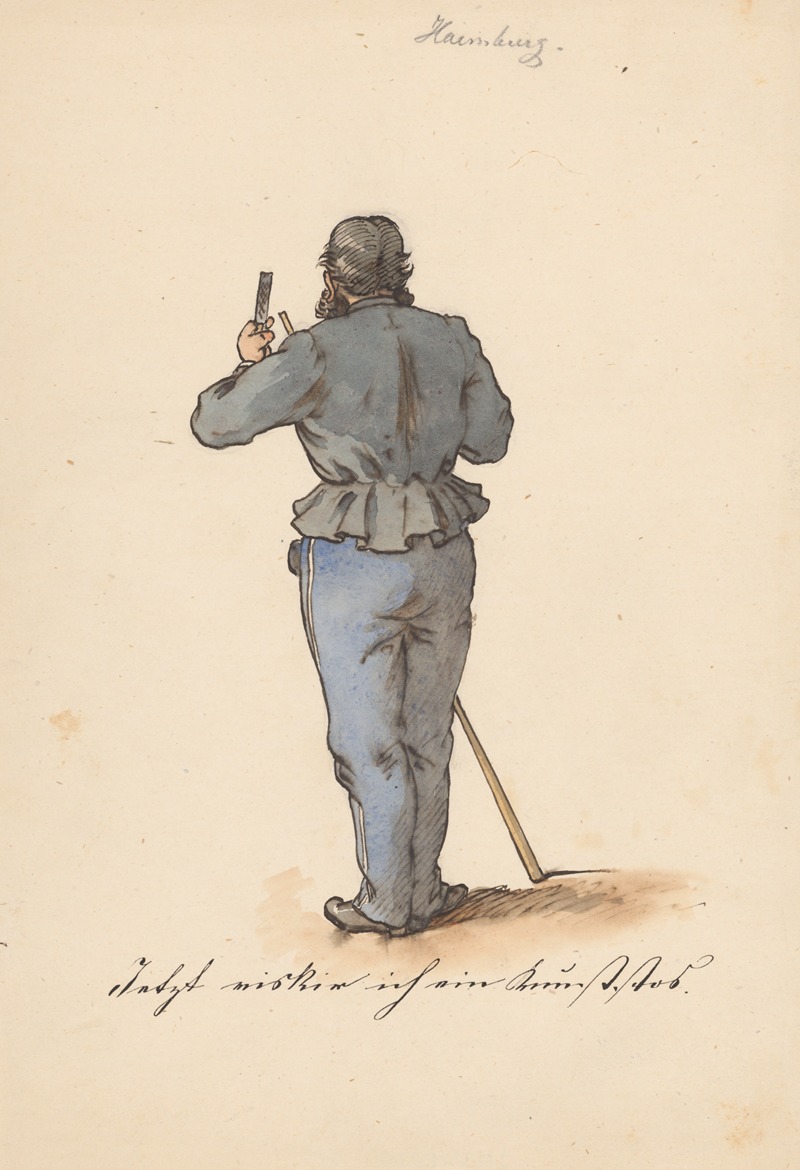 Friedrich Carl von Scheidlin - Standing Man from the Back