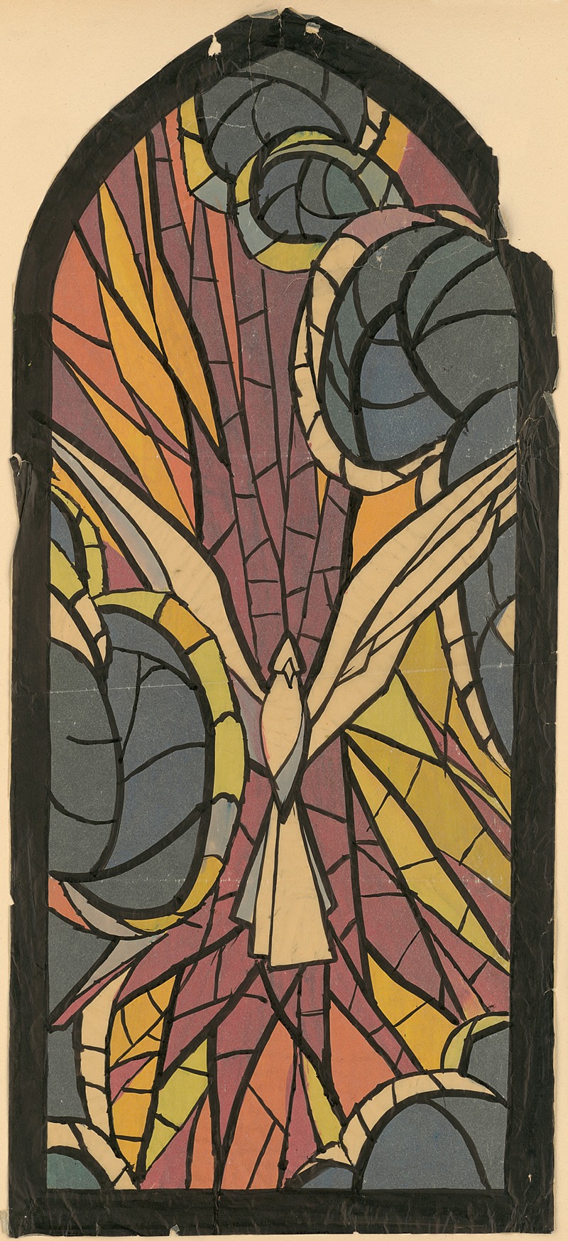 Ján Novák - Design of Glass Window III.