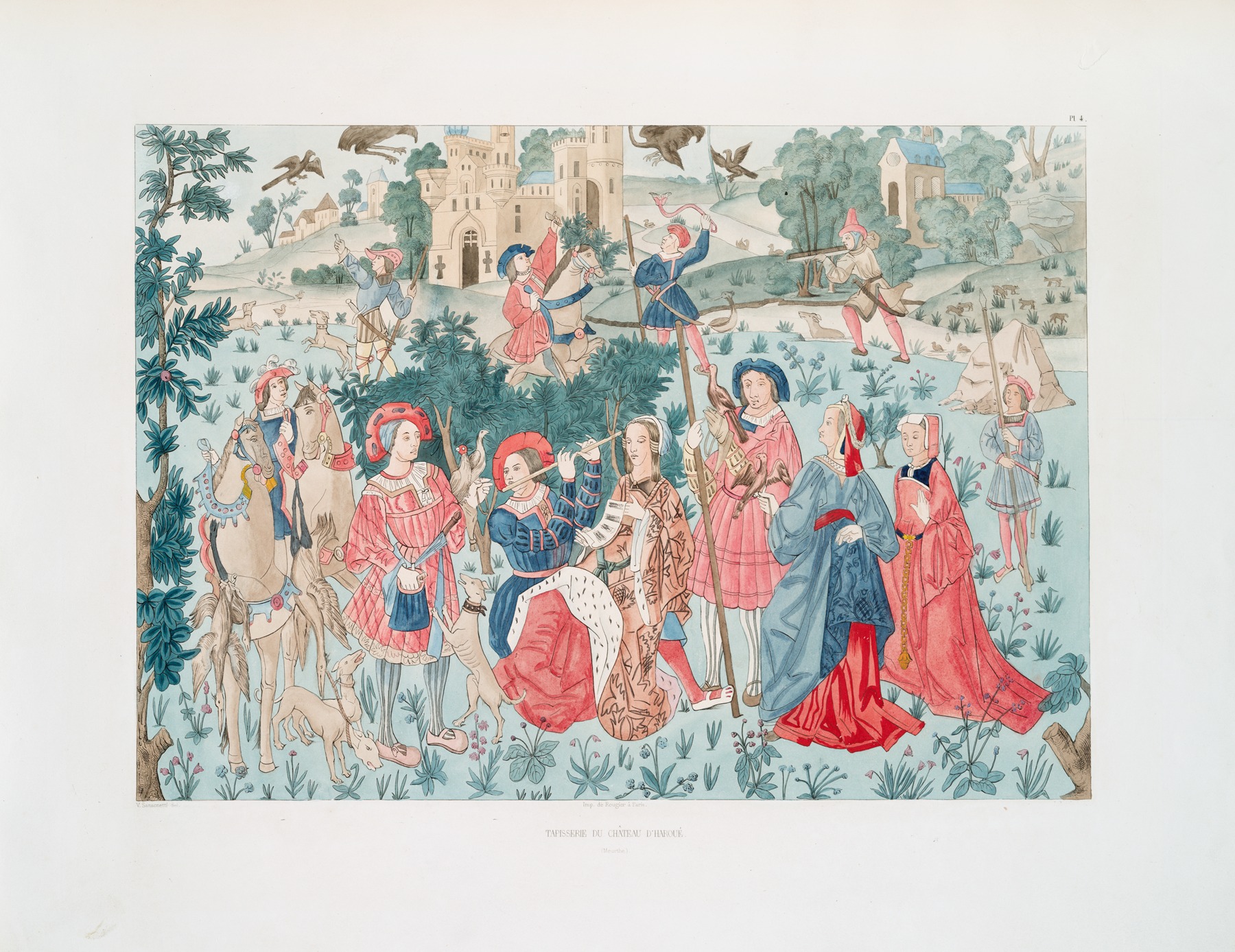 Achille Jubinal - Tapisserie du Château d’Haroué (Meurthe) 4