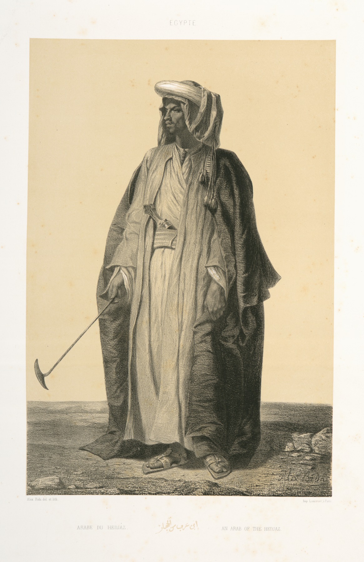 Alexandre Bida - Arabe du Hedjâz, An Arab of the Hedjaz