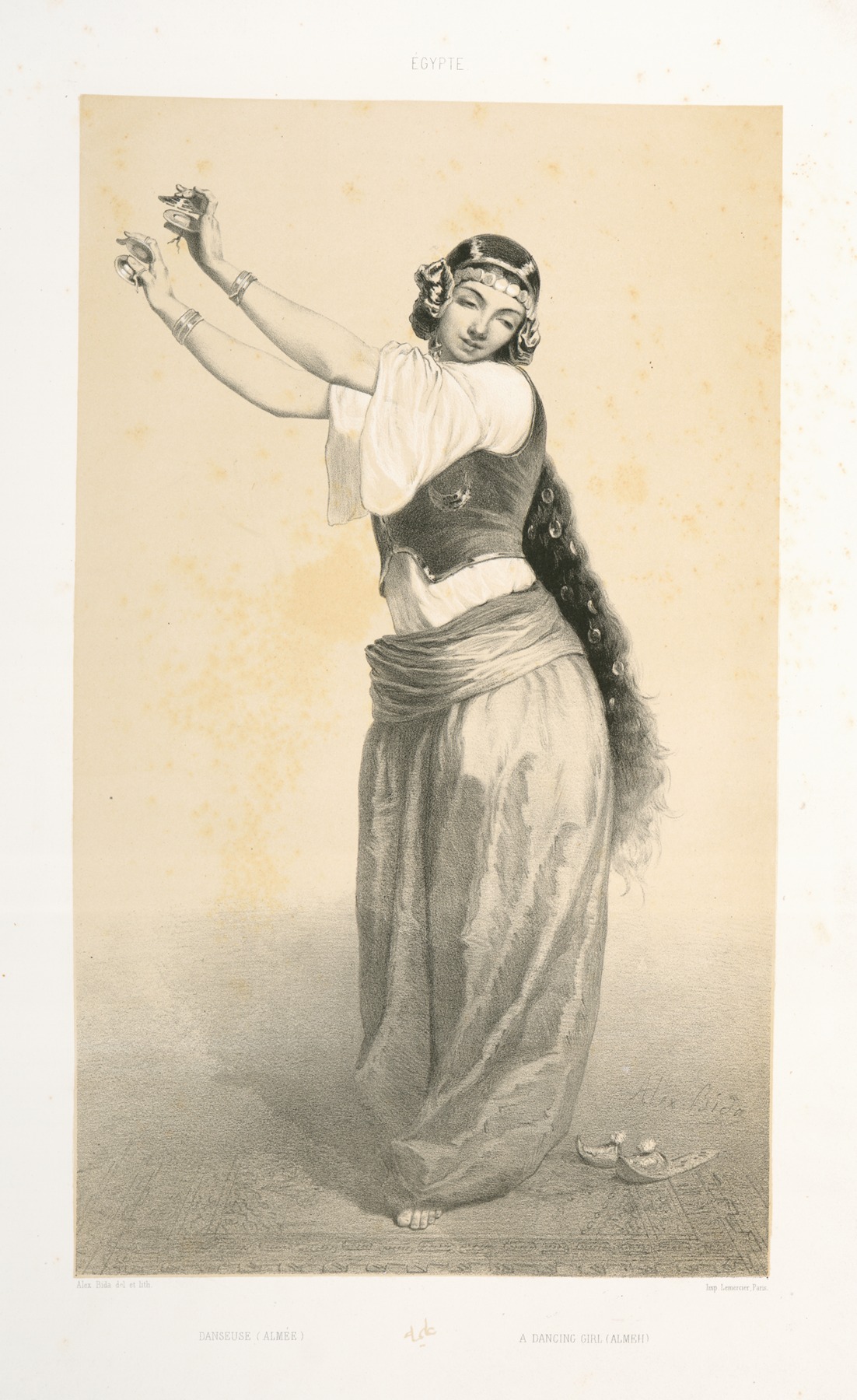 Alexandre Bida - Danseuse (Almée), A Dancing Girl (Almeh)